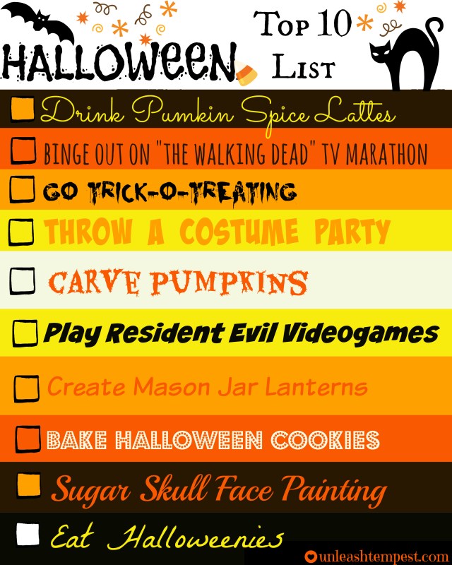 Halloween UTT Top 10 List (filled)